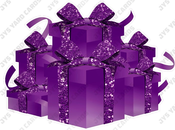 GIFT BOX BUNDLE: PURPLE - Yard Card Signs by JYS International