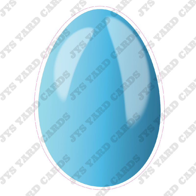 LIGHT BLUE EGG - Yard Card Signs by JYS International