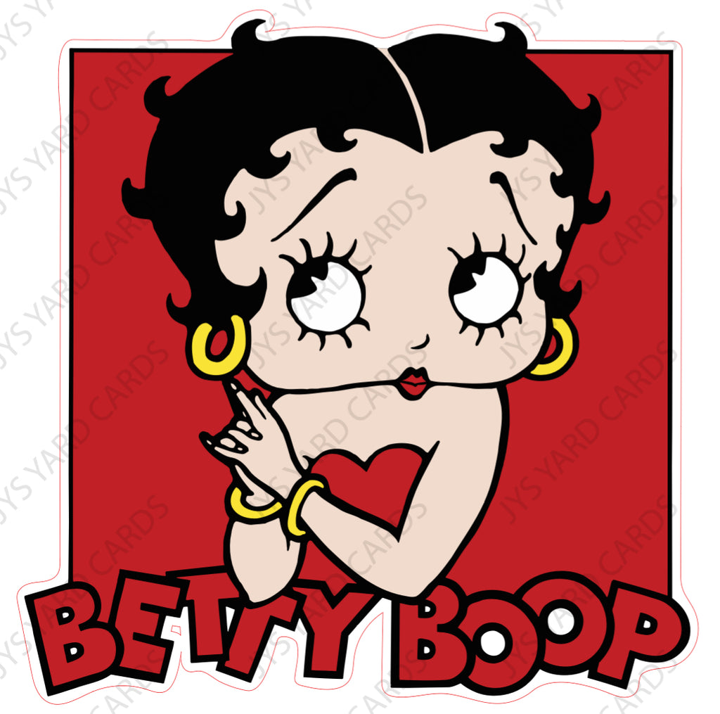 LIGHT BETTY BOOP 3 - Yard Card Signs by JYS International