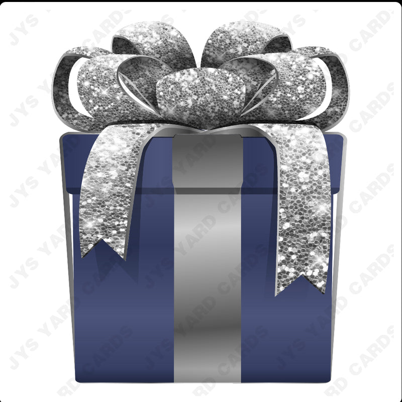 PRESENT: NAVY w/ SILVER BOW
