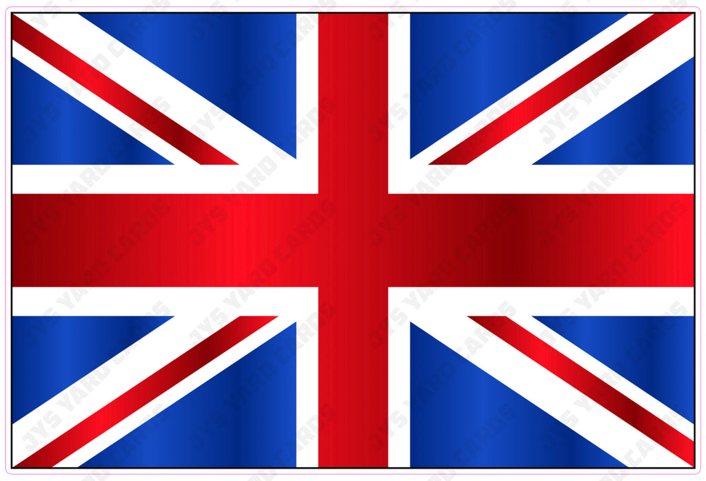 GREAT BRITAIN FLAG - Yard Card Signs by JYS International