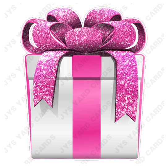 PRESENT: WHITE w/ PINK BOW