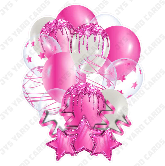 SINGLE JAZZY BALLOON: Pink