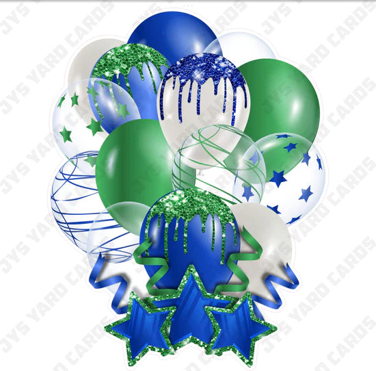 SINGLE JAZZY BALLOON: Blue And Green
