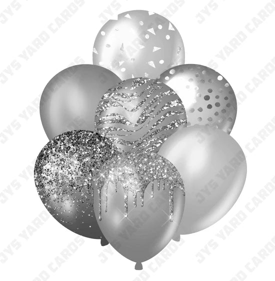 SINGLE BALLOON: Silver