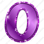 Single Numbers: 23” Bouncy Metallic Purple