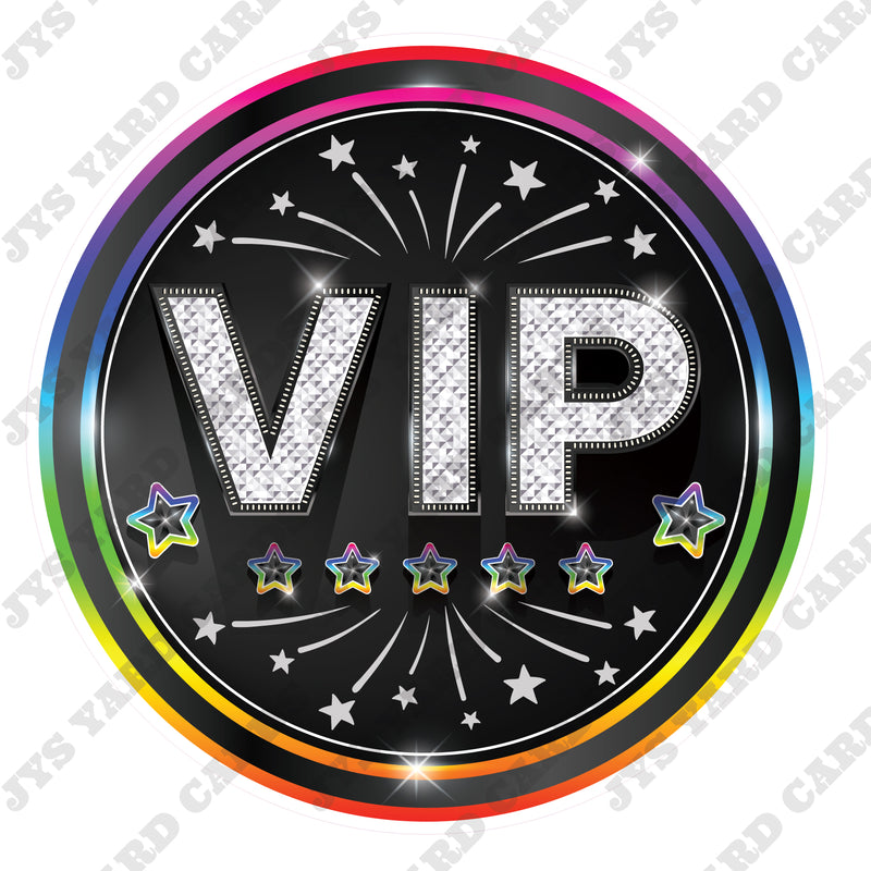 VIP: DARK RAINBOW - Yard Card Signs by JYS International