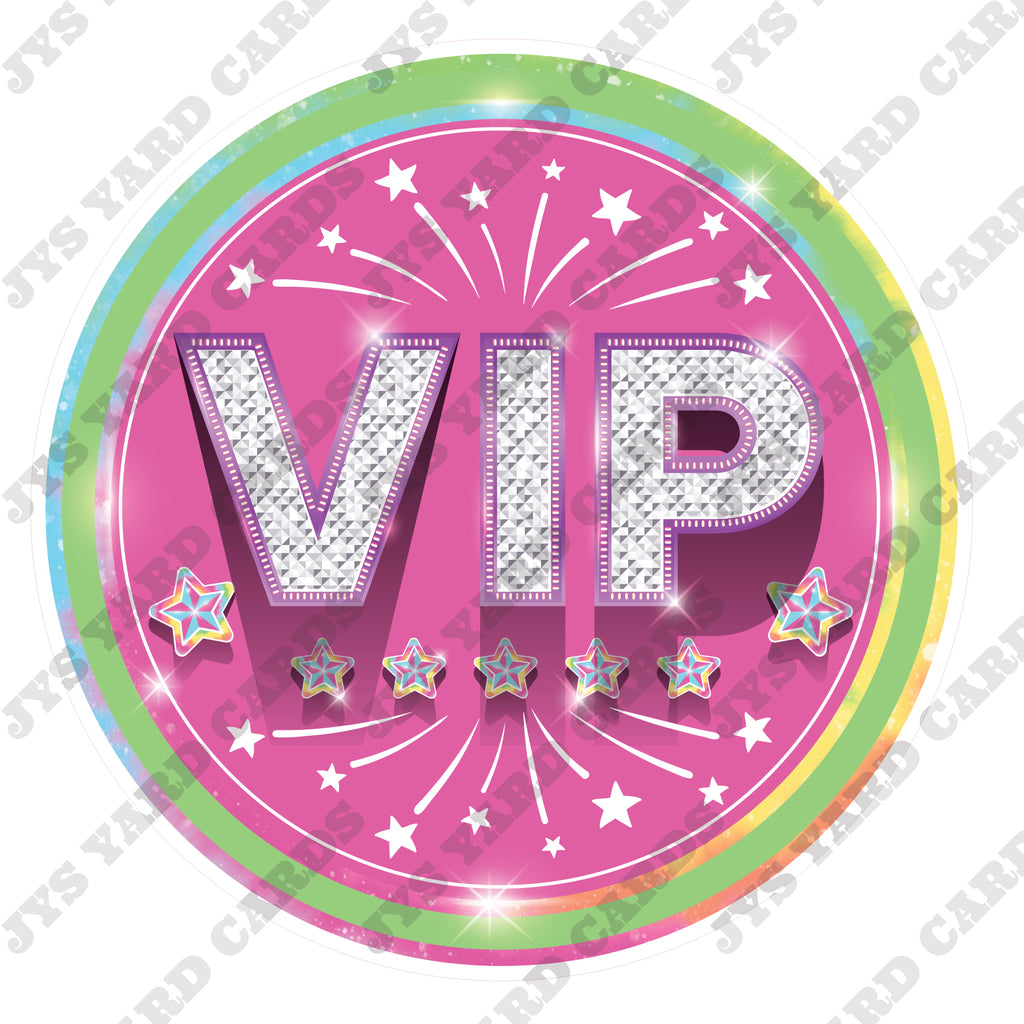 VIP: PASTELS - Yard Card Signs by JYS International