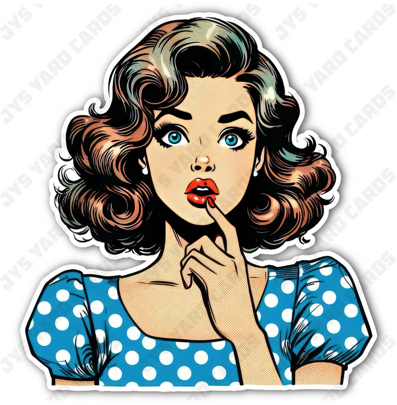 RETRO CUTIES 2 - Yard Card Signs by JYS International