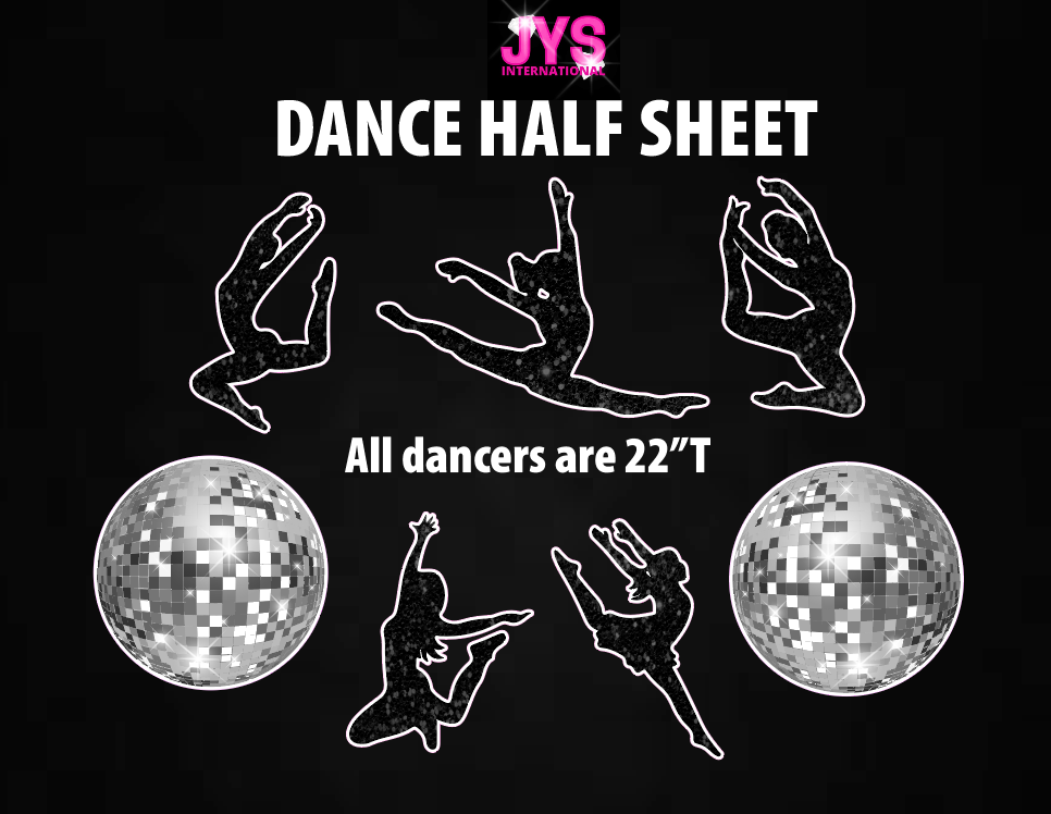 DANCERS: HALF SHEET - Yard Card Signs by JYS International