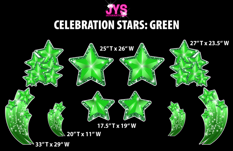 JYS CELEBRATION STARS: GREEN