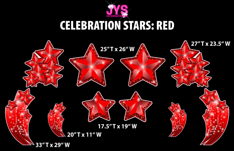JYS CELEBRATION STARS: RED