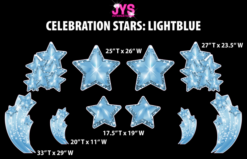JYS CELEBRATION STARS: LIGHT BLUE