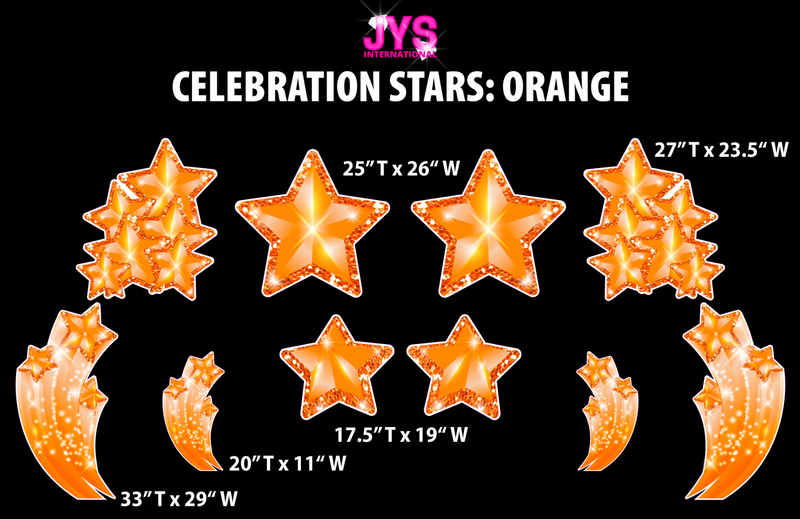 JYS CELEBRATION STARS: ORANGE