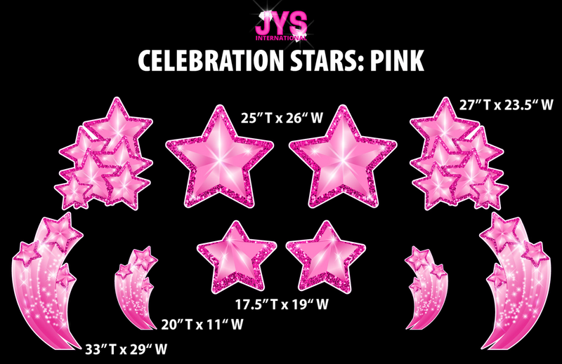 JYS CELEBRATION STARS: PINK