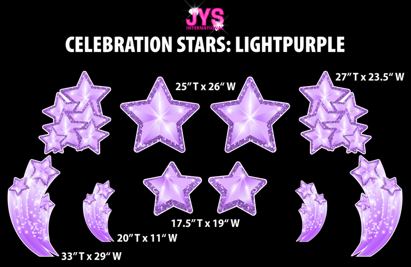 JYS CELEBRATION STARS: LIGHT PURPLE