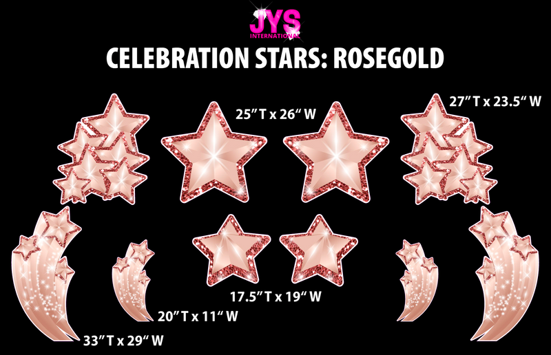 JYS CELEBRATION STARS: ROSE GOLD