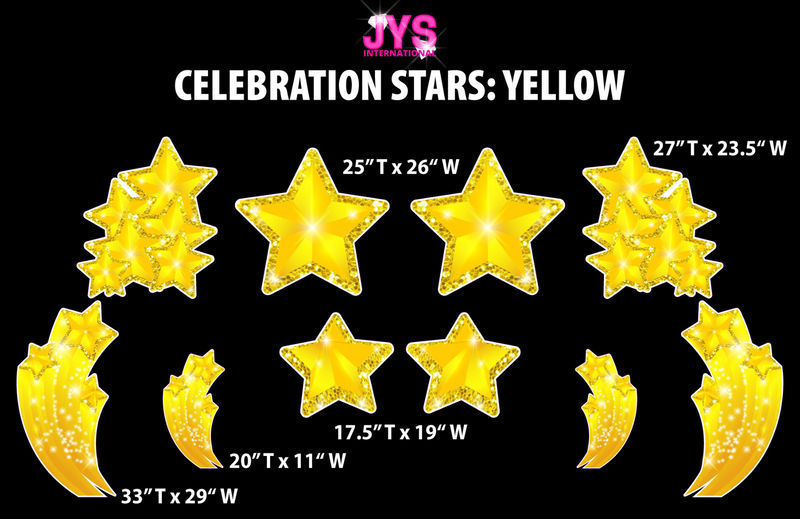 JYS CELEBRATION STARS: YELLOW