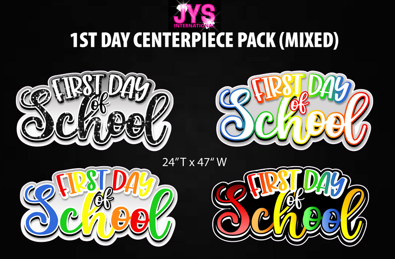 1st DAY OF SCHOOL CENTERPIECE PACK