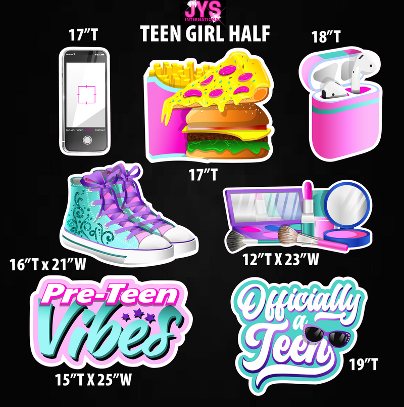 TEEN GIRL: HALF SHEET