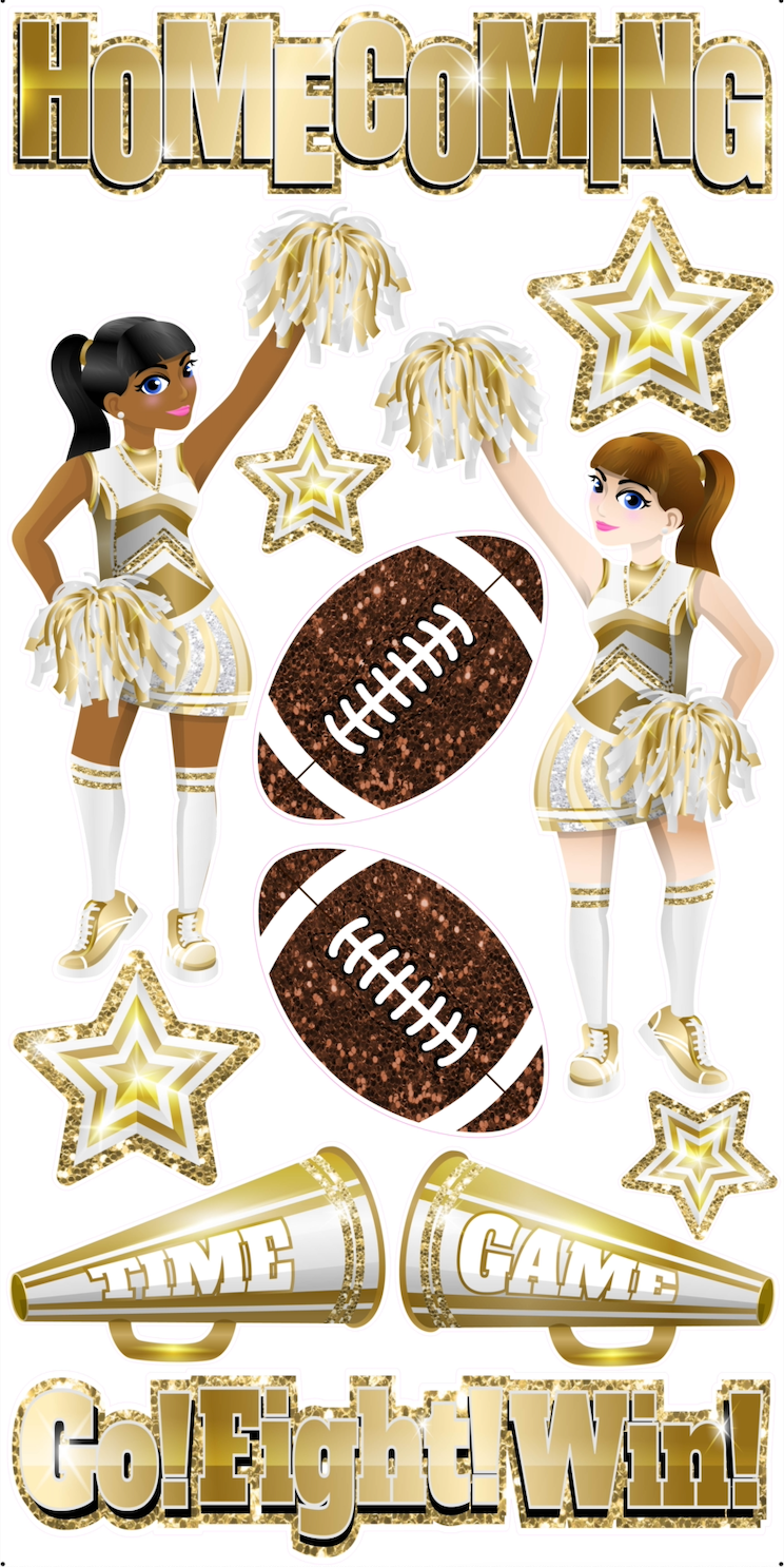 CHEER CUTIES DOUBLE PACK: 4FT TALL