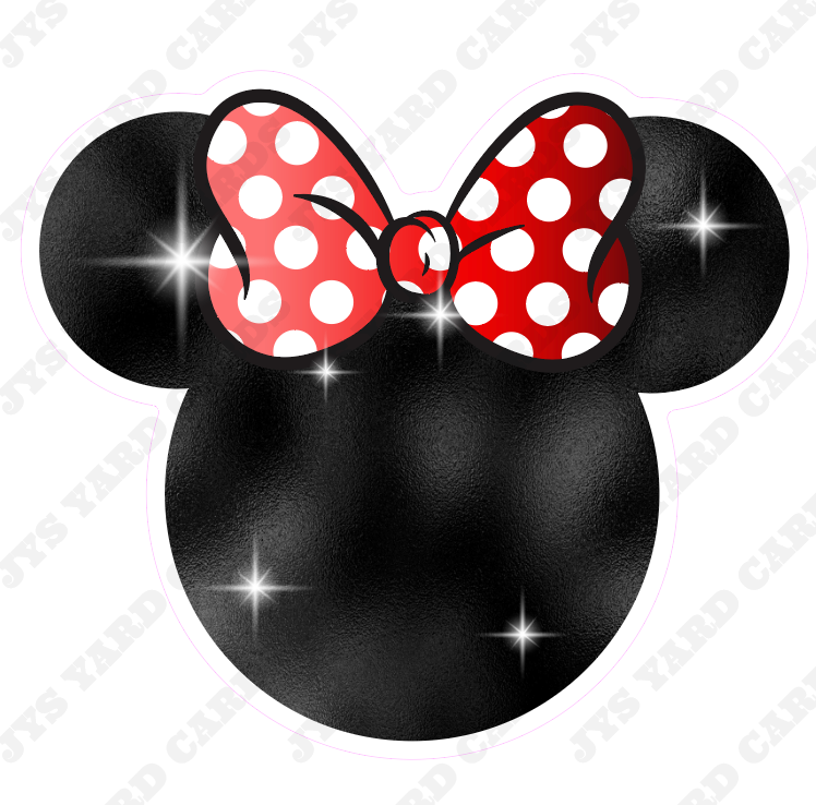 MOUSE EARS: RED BOW
