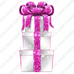 JAZZY GIFT BOX: WHITE & HOT PINK