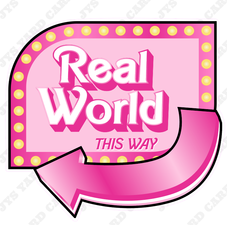 BARBIE REAL WORLD - Yard Card Signs by JYS International