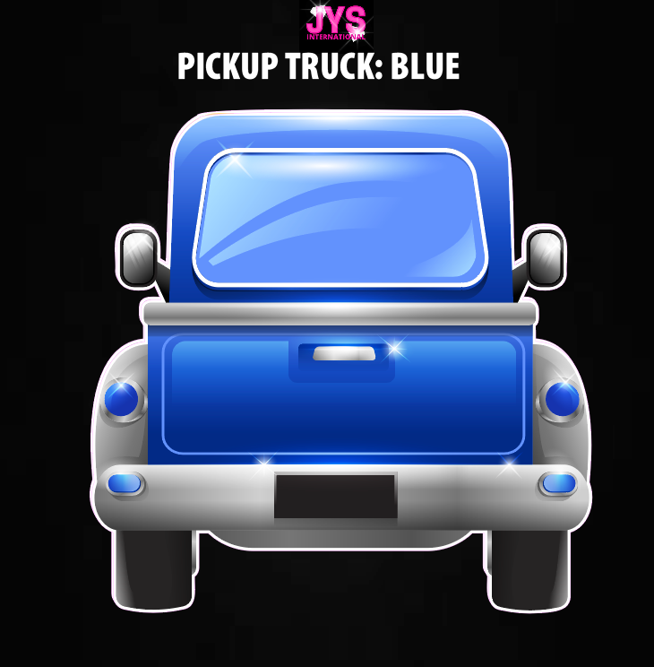PICKUP TRUCK: BLUE
