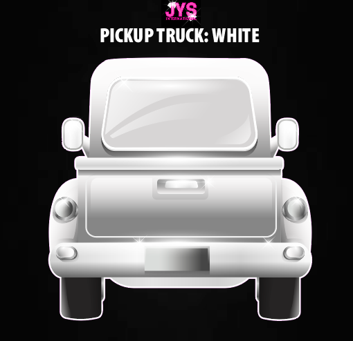 PICKUP TRUCK: WHITE
