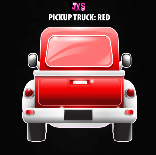 PICKUP TRUCK: RED