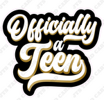 OFFICIALLY A TEEN