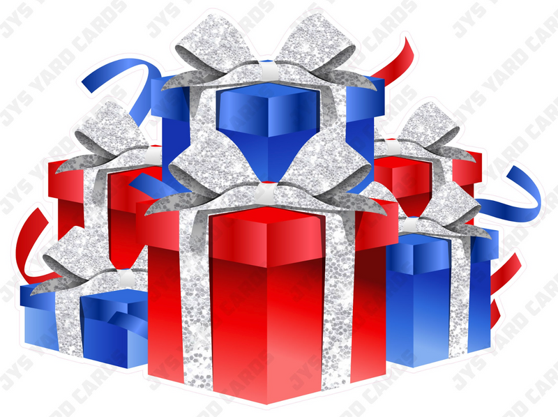 GIFT BOX BUNDLE: RED, BLUE & WHITE