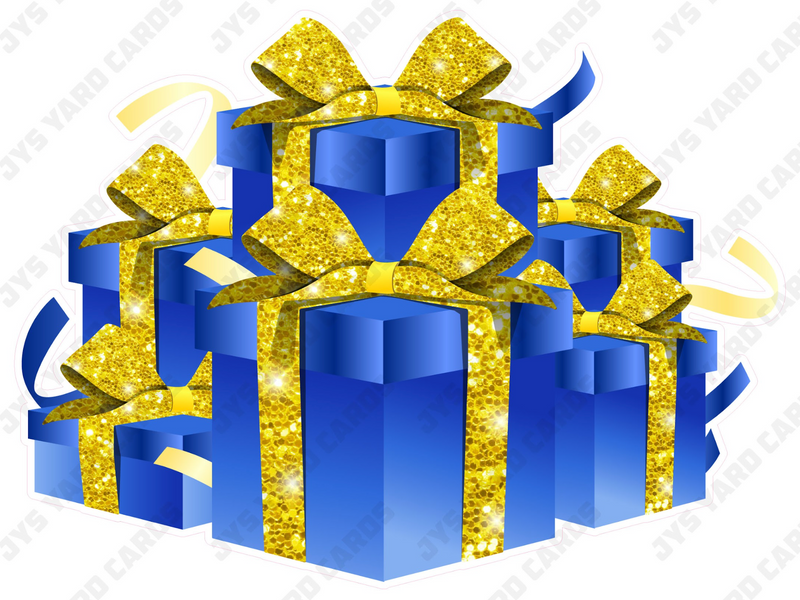 GIFT BOX BUNDLE: BLUE & YELLOW - Yard Card Signs by JYS International