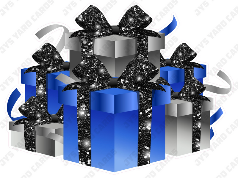 GIFT BOX BUNDLE: BLUE, BLACK & SILVER