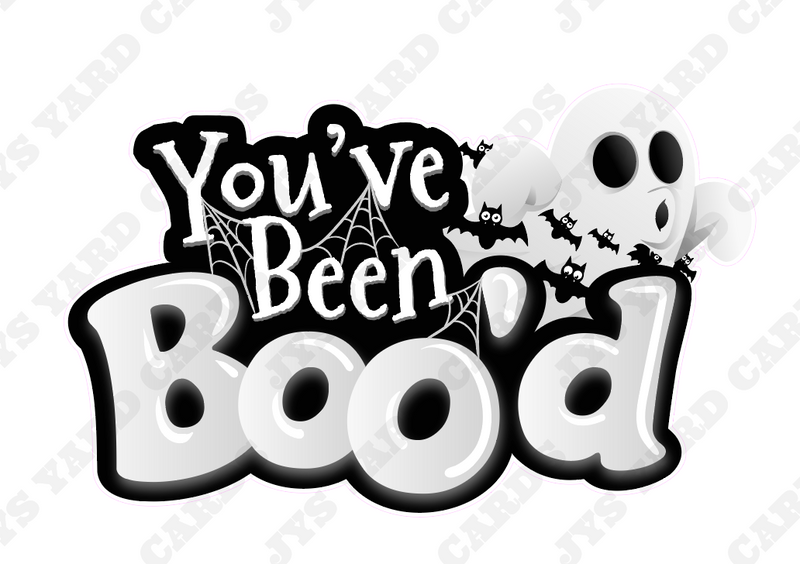 YOU'VE BEEN BOO'D CENTERPIECE 2 - Yard Card Signs by JYS International