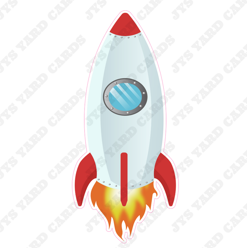 ROCKET SHIP - Yard Card Signs by JYS International