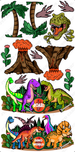 DINO THEME - Yard Card Signs by JYS International