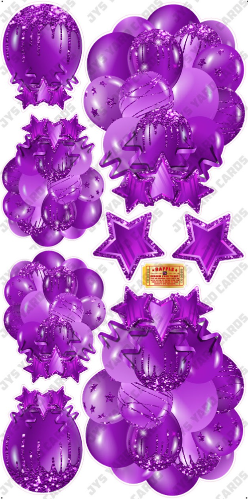 JAZZY BALLOONS: SOLID PURPLE