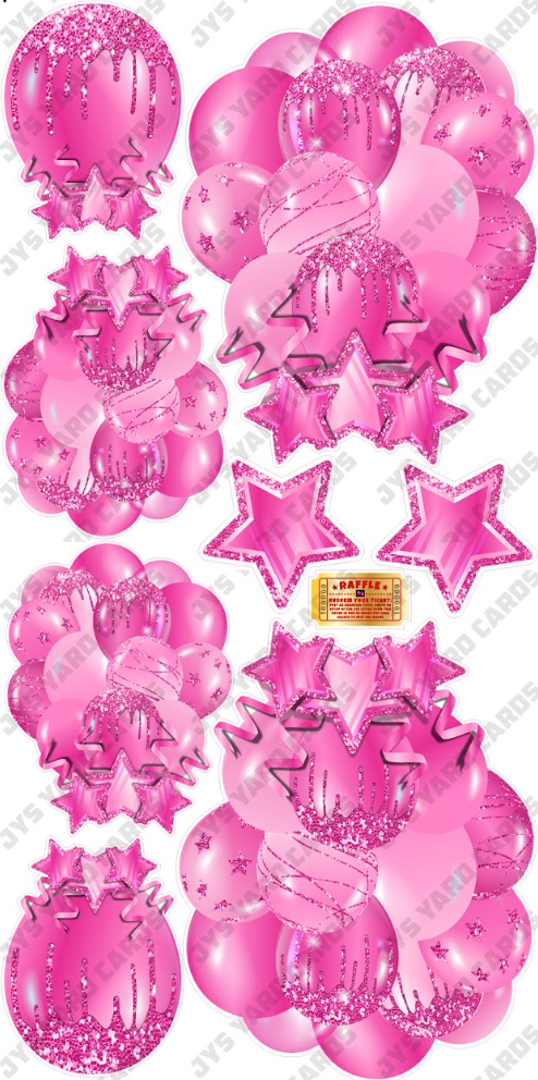 JAZZY BALLOONS: SOLID PINK