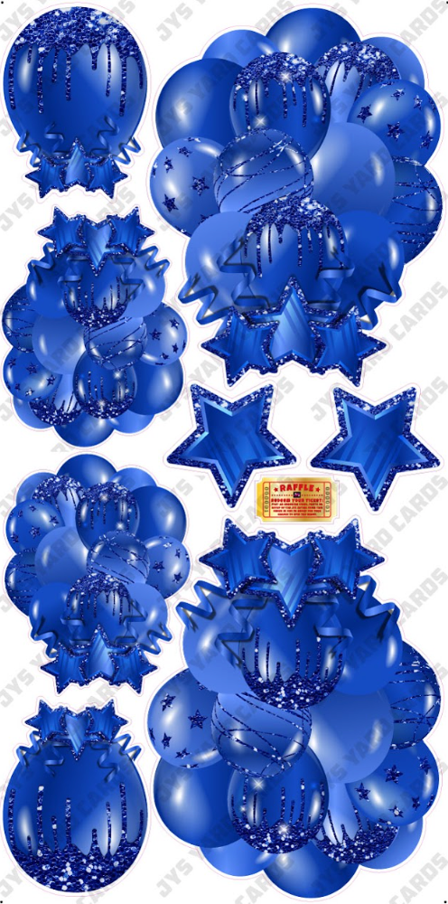 JAZZY BALLOONS: SOLID BLUE