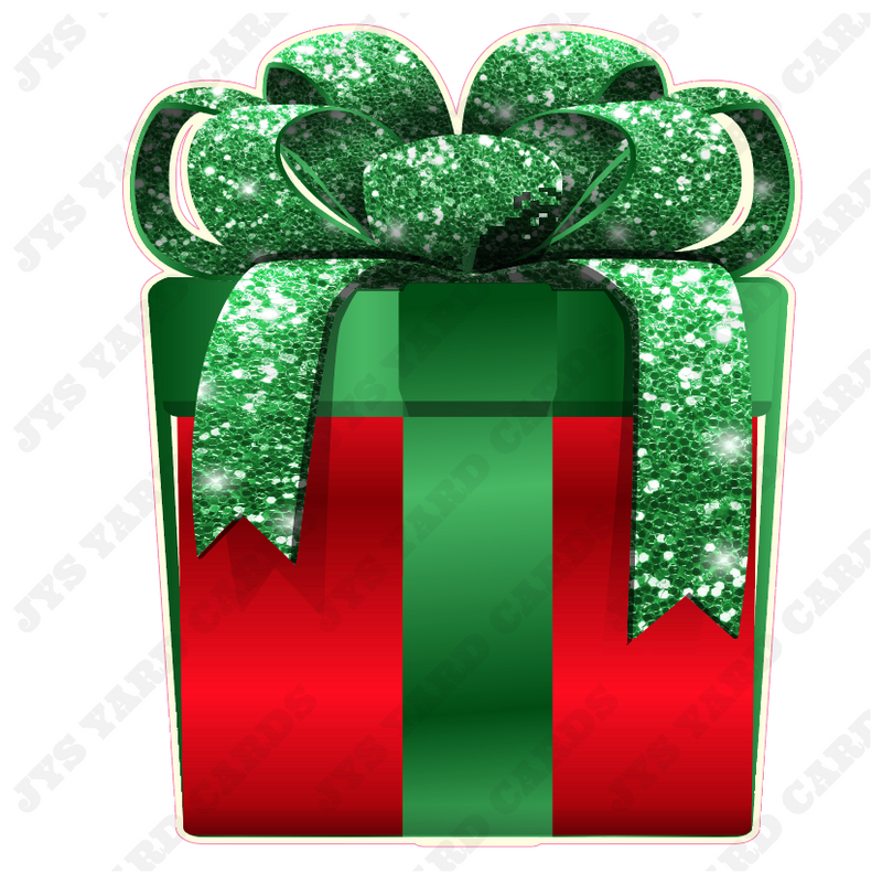 PRESENT: RED w/ GREEN BOW