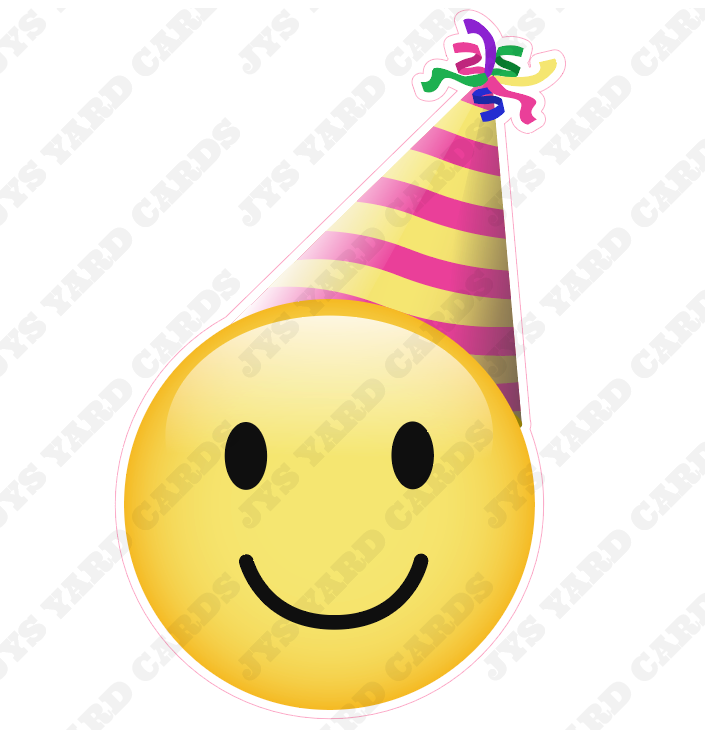 BIRTHDAY EMOJI 2 - Yard Card Signs by JYS International