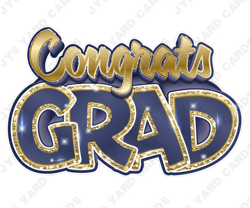 Single Congrats Grad Centerpiece: Multiple Colors