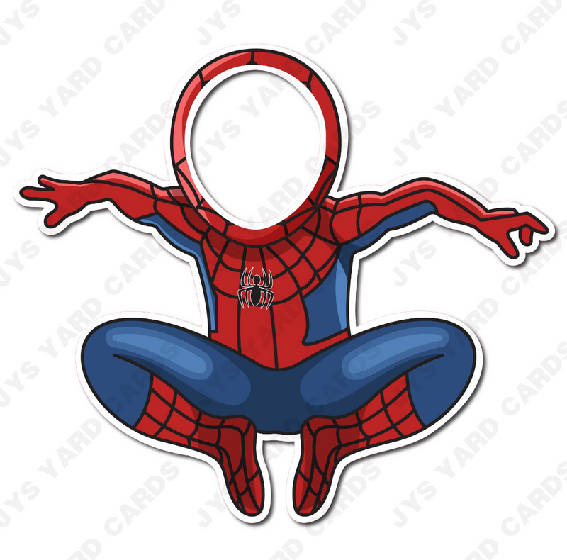 SPIDERMAN WITH FACE CUT OUT