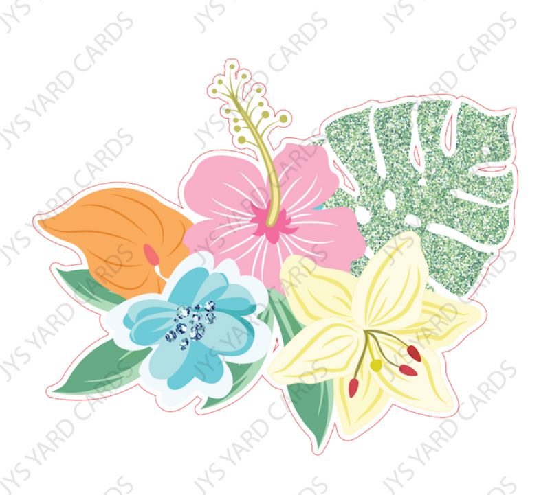 TROPICAL ALOHA FLOWERS