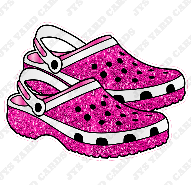 CROCS: PINK - Yard Card Signs by JYS International