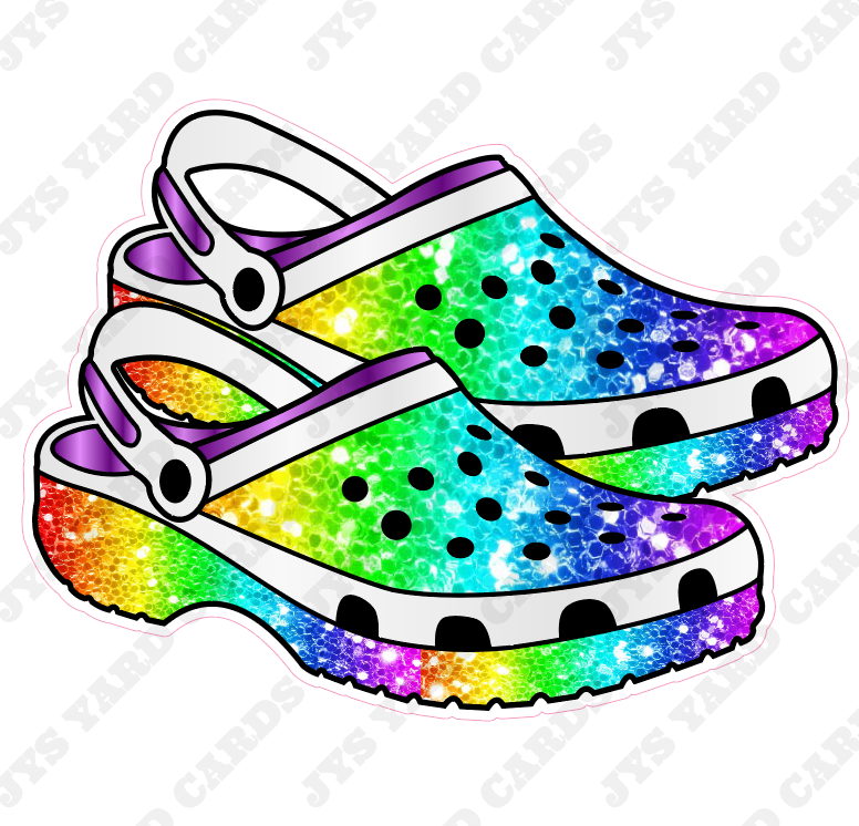 CROCS: RAINBOW - Yard Card Signs by JYS International