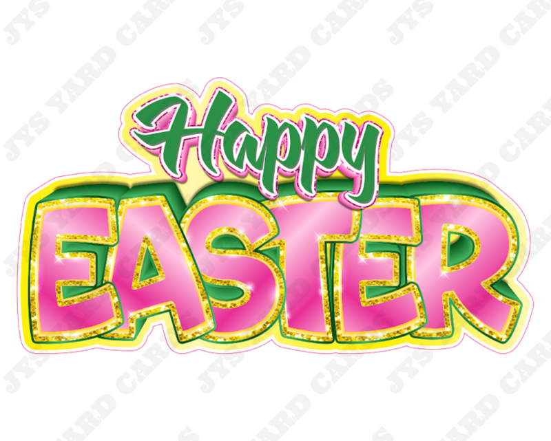 HAPPY EASTER 2 - Yard Card Signs by JYS International