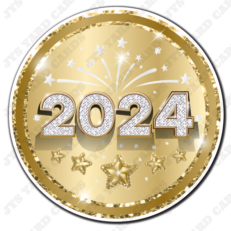 2024 Round Keepsake: Gold